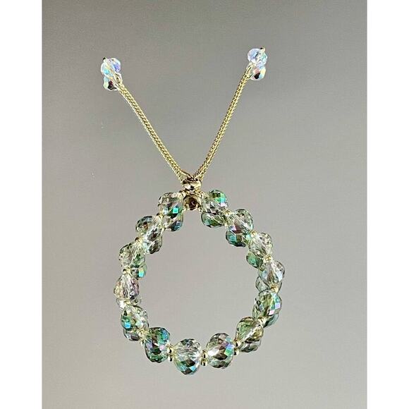 Green Swarovski Beaded Bracelet - Picture 4 of 8